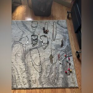 Lot of necklaces and rings